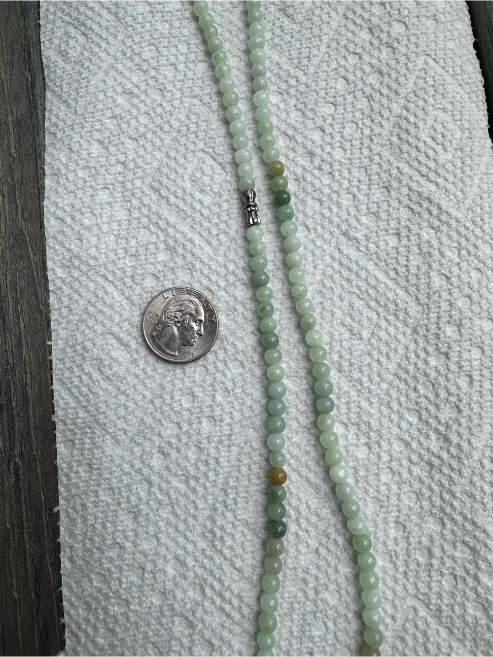 Natural Multicolor Jade Necklace 18 inch